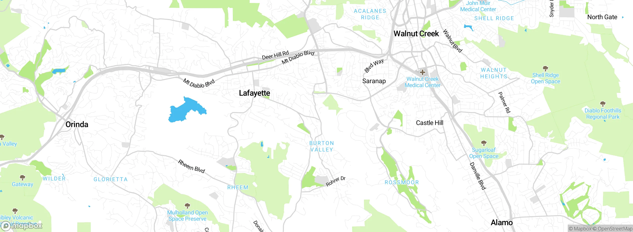 Map showing approximate location