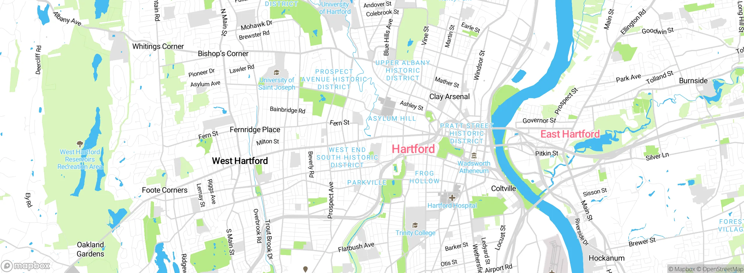 Map showing approximate location