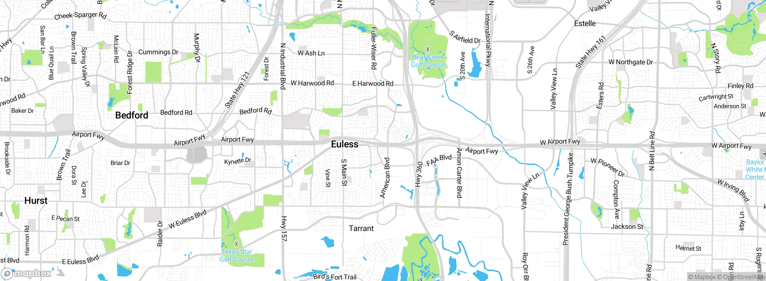 Map showing approximate location