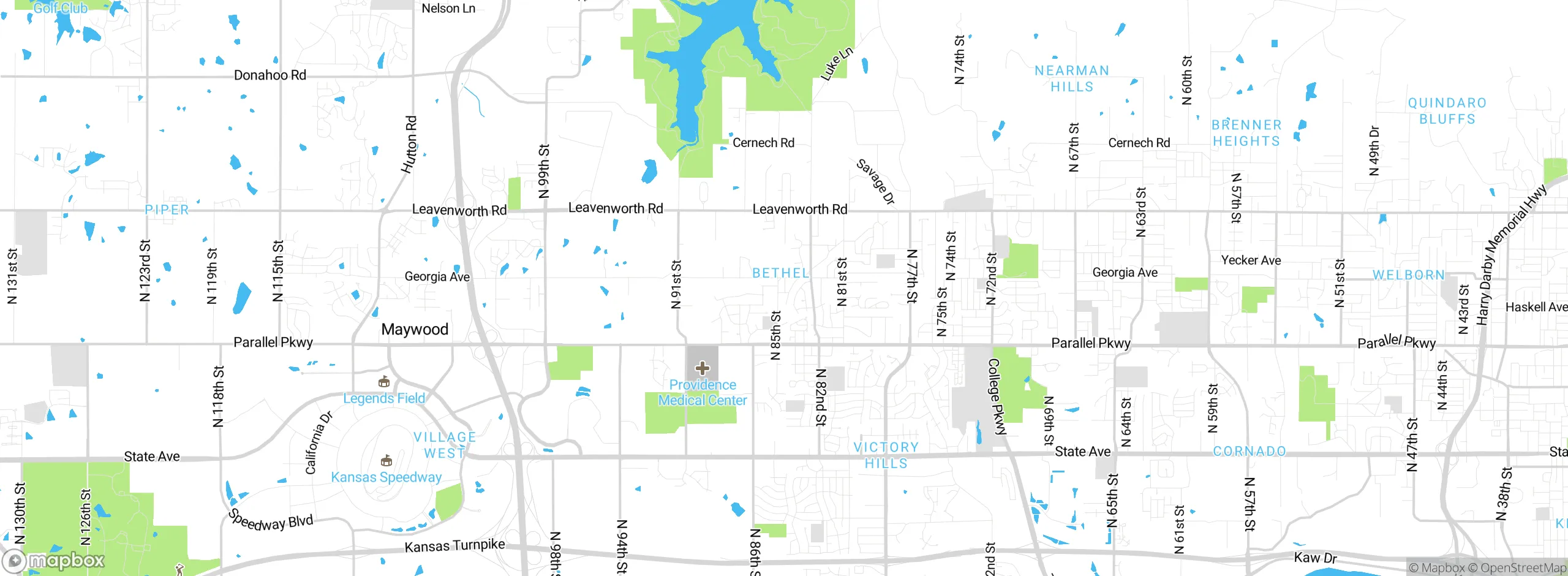 Map showing approximate location