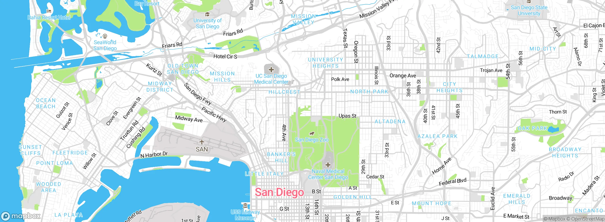 Map showing approximate location
