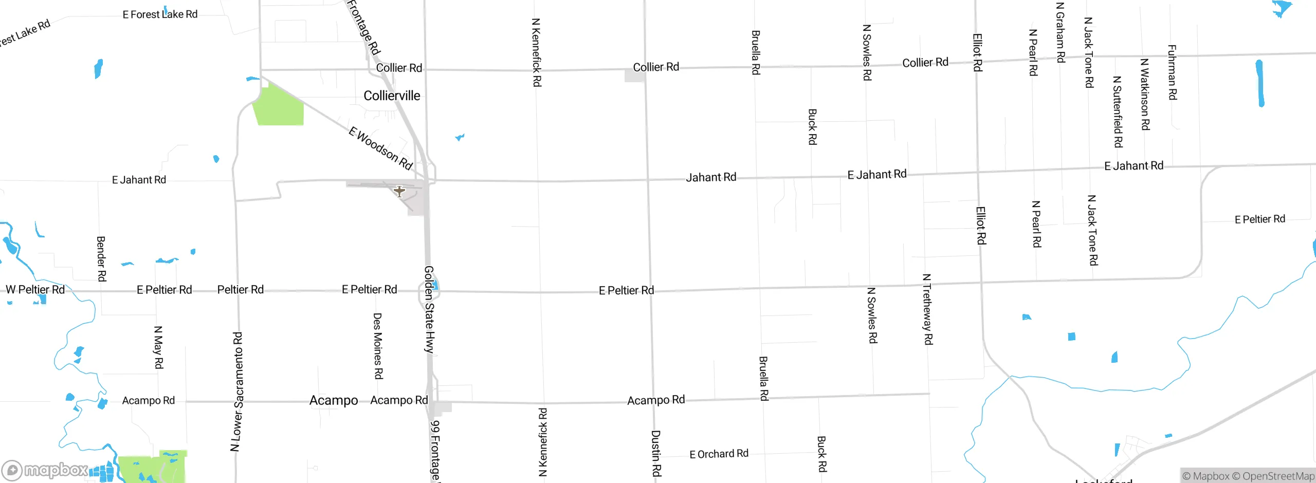 Map showing approximate location