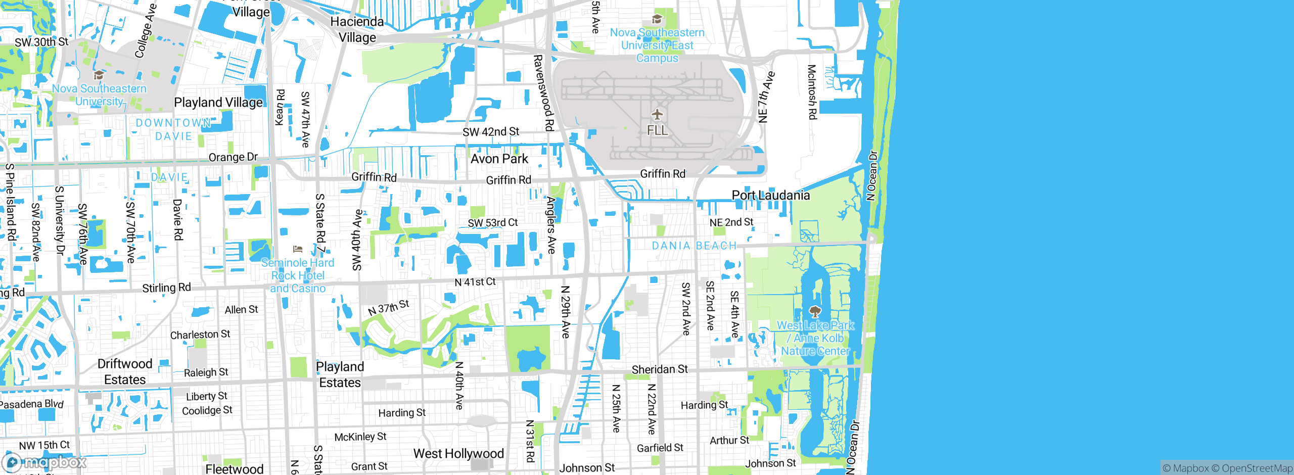Map showing approximate location