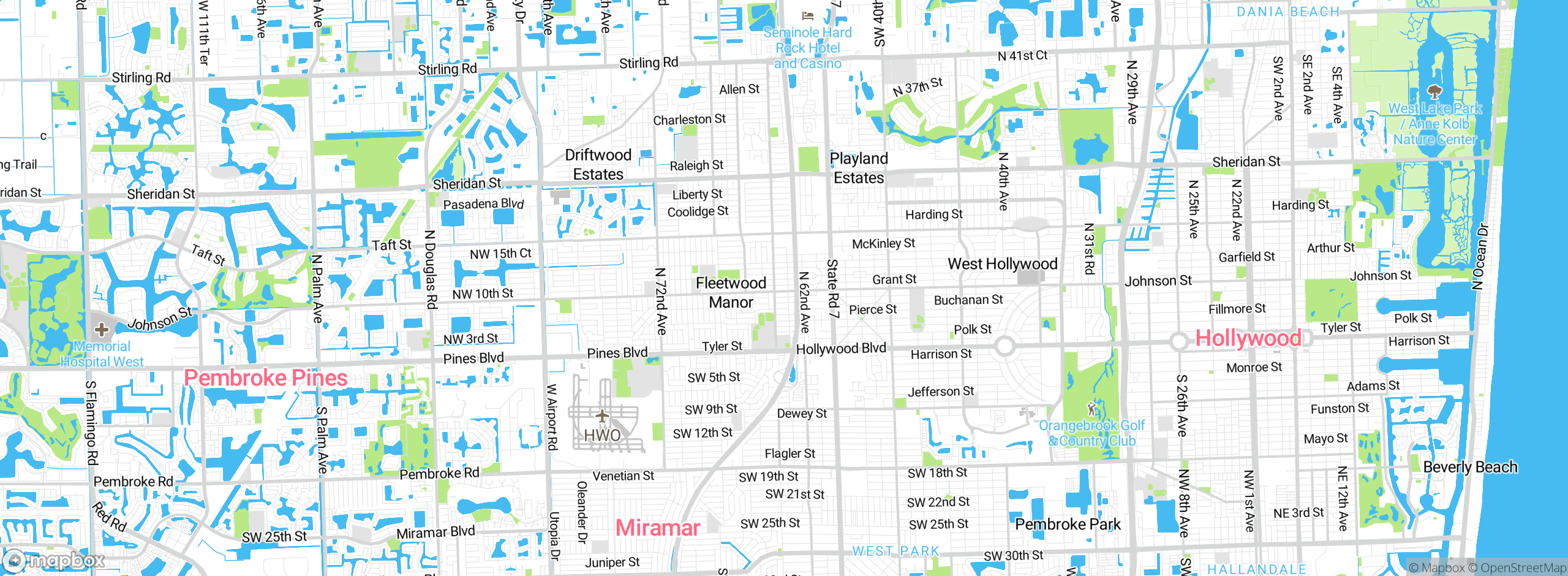 Map showing approximate location