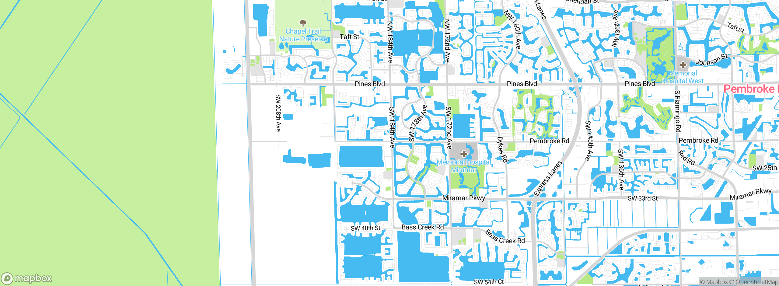 Map showing approximate location