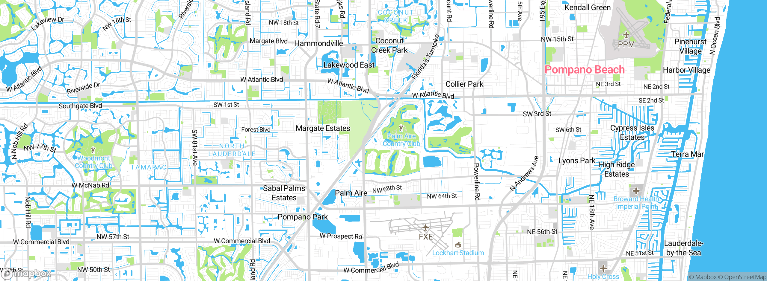Map showing approximate location
