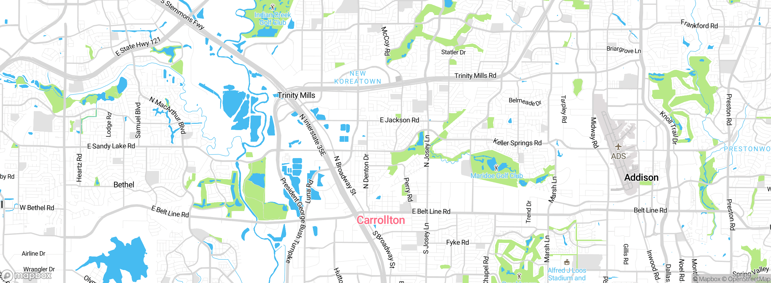Map showing approximate location
