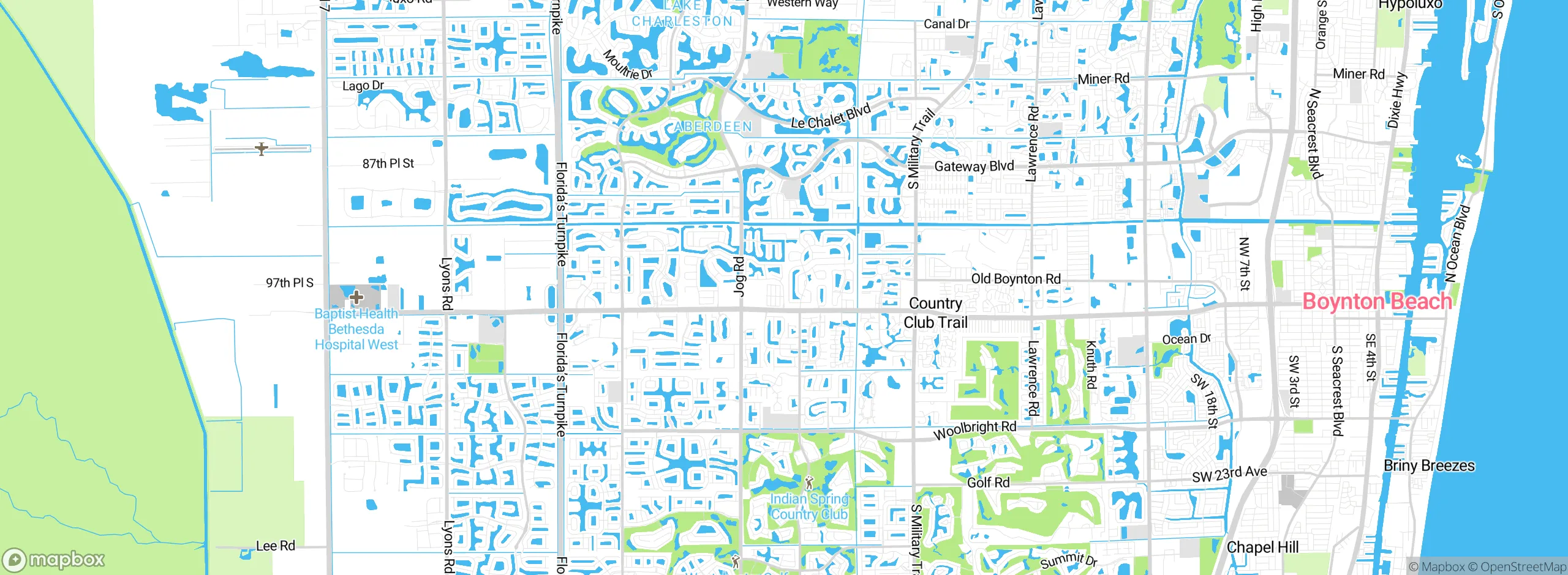 Map showing approximate location