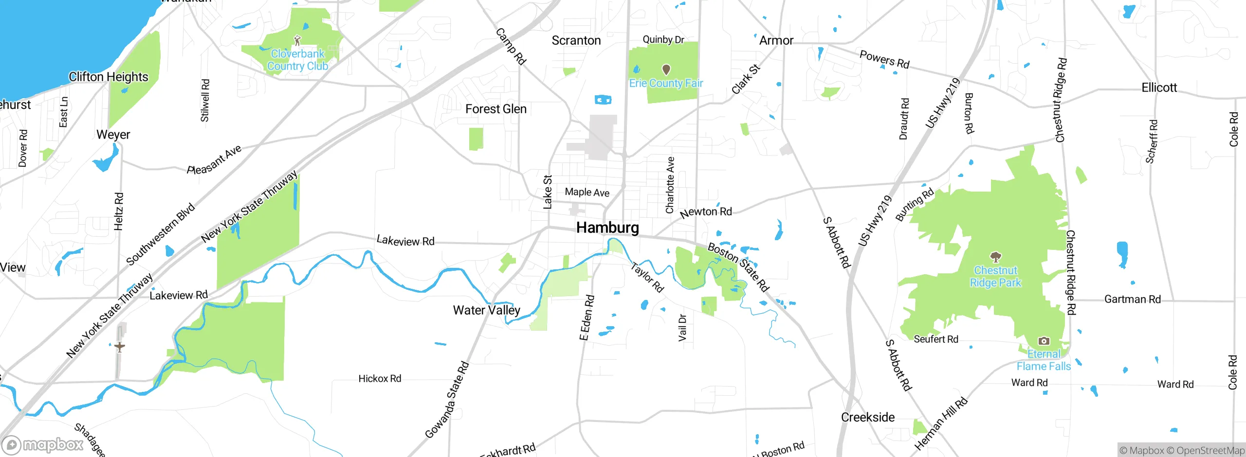 Map showing approximate location