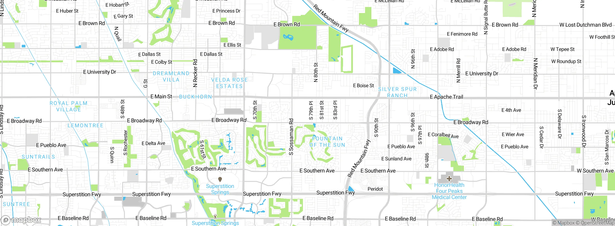 Map showing approximate location