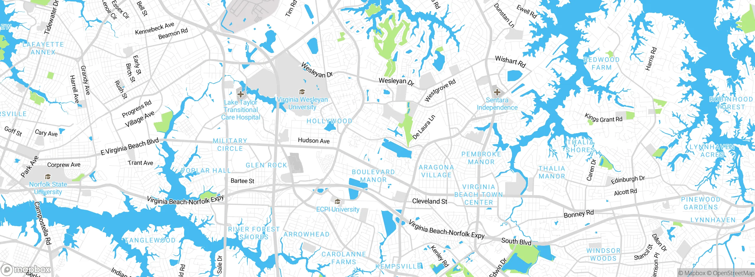 Map showing approximate location
