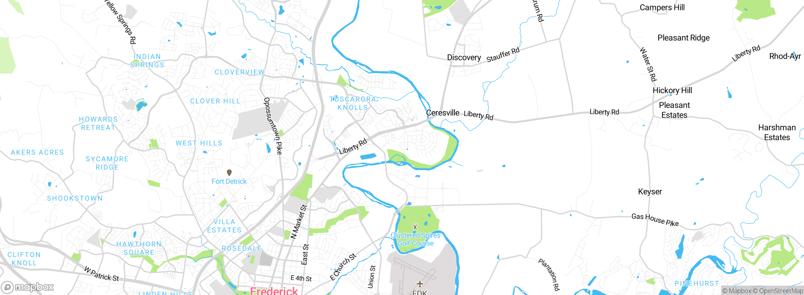 Map showing approximate location