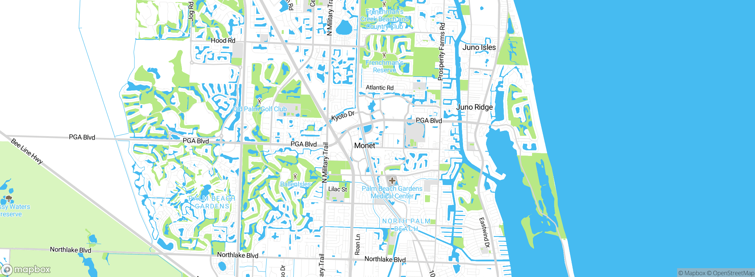 Map showing approximate location