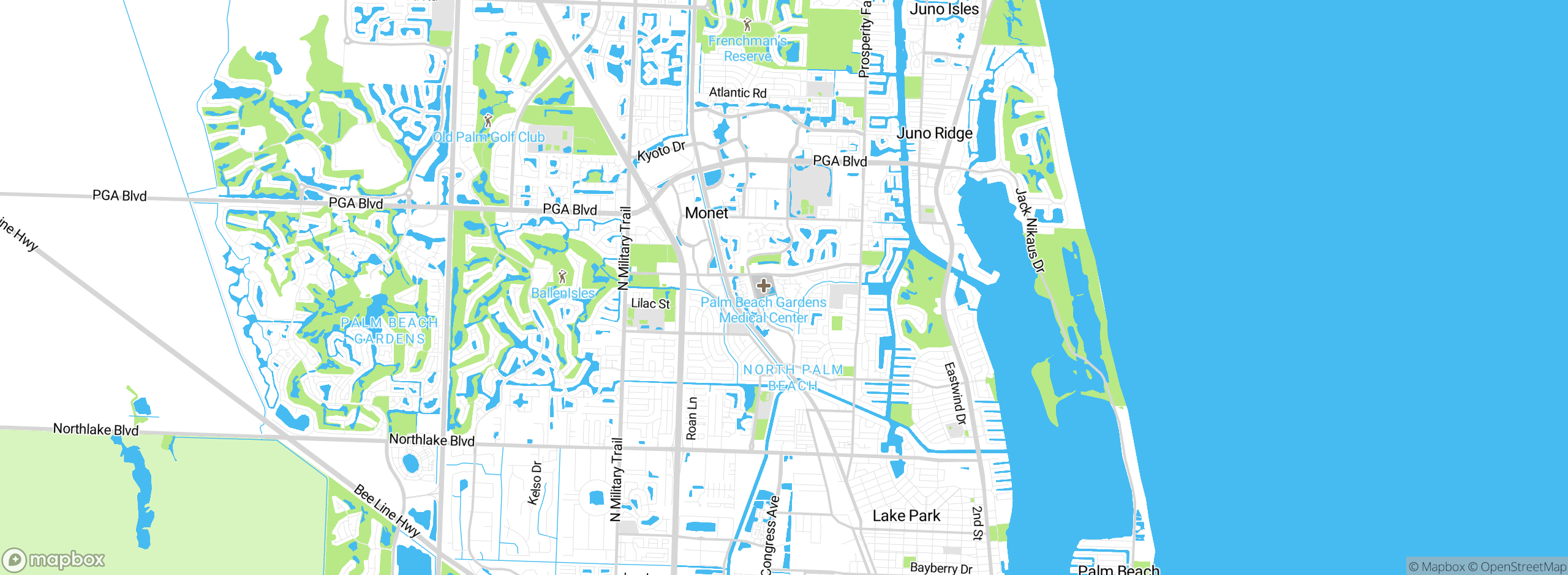Map showing approximate location