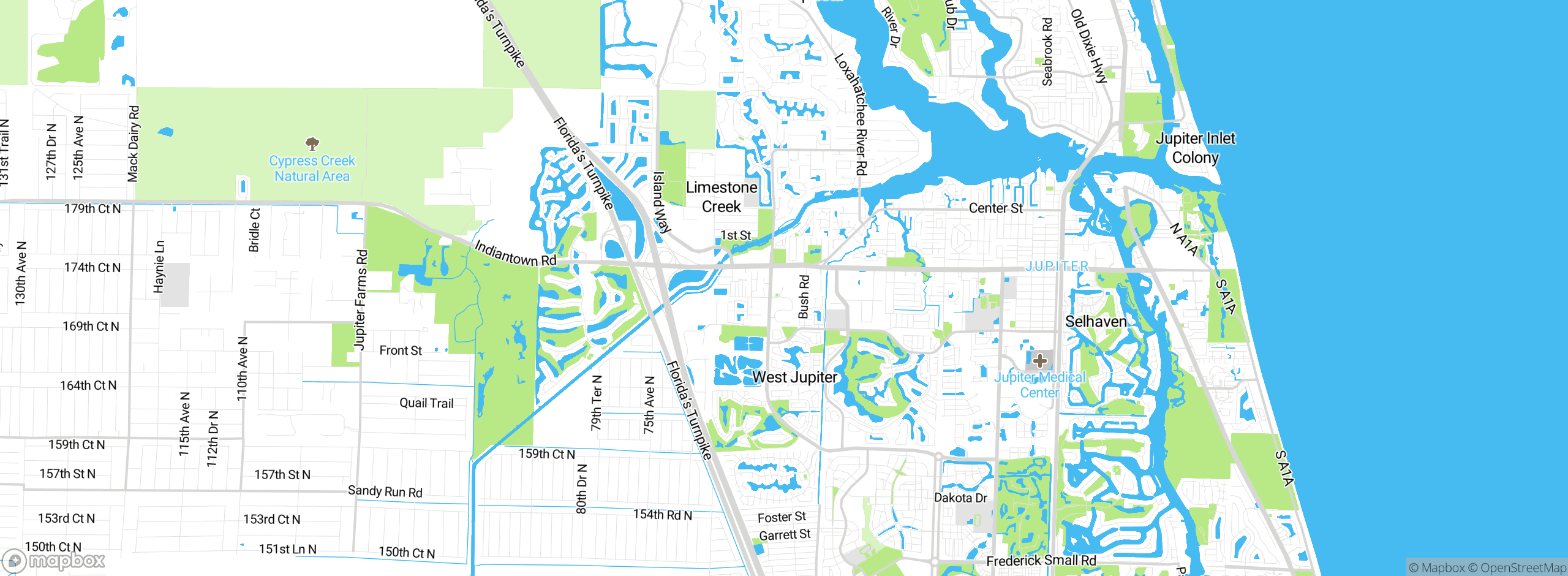Map showing approximate location