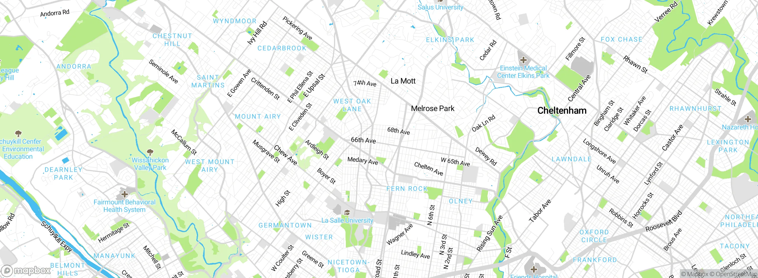 Map showing approximate location