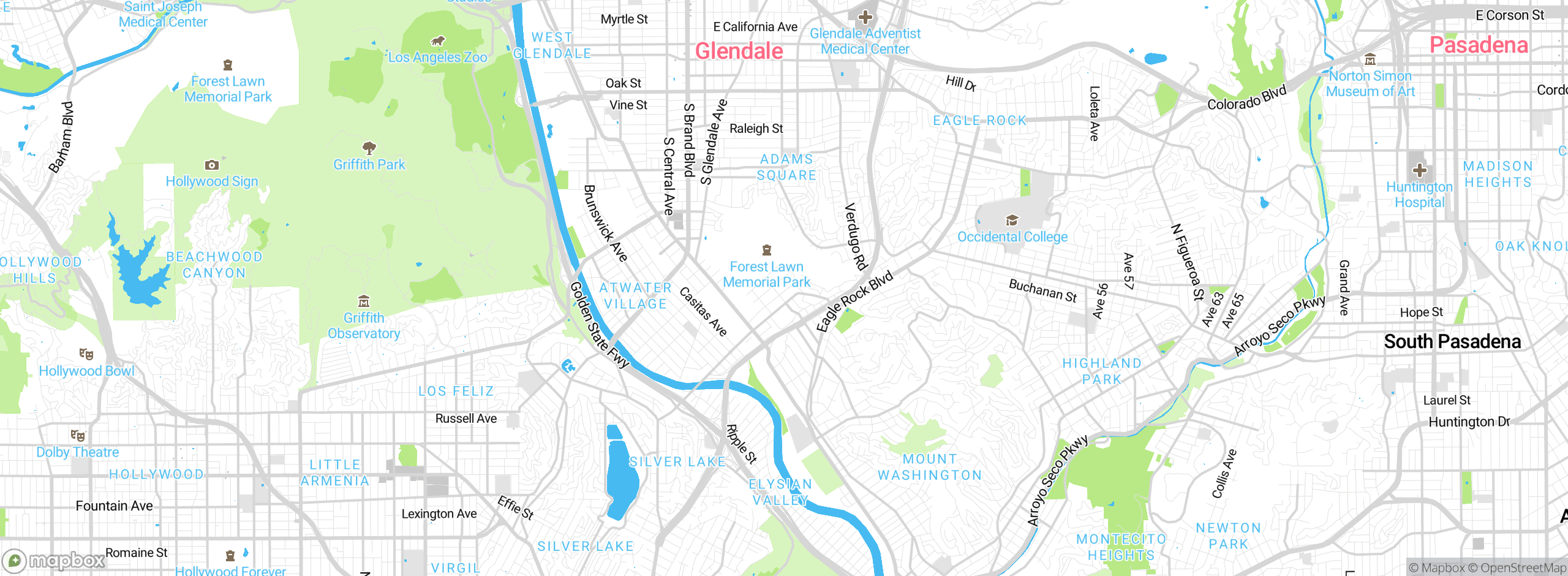 Map showing approximate location