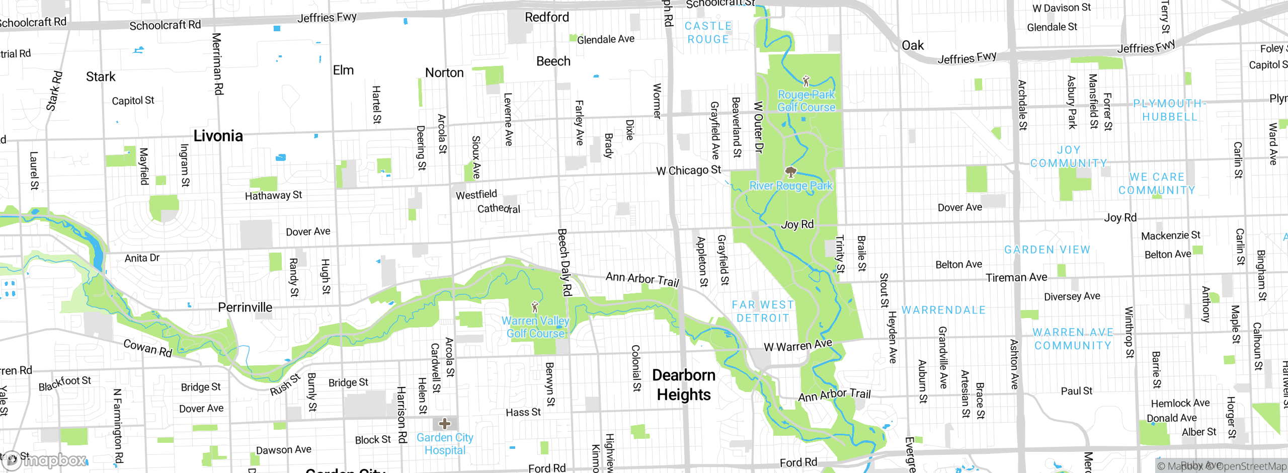 Map showing approximate location