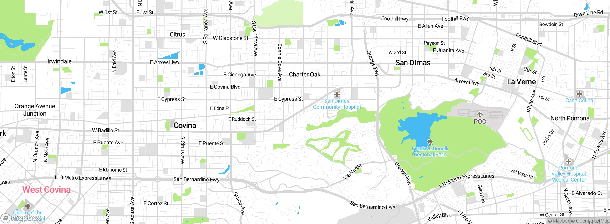 Map showing approximate location