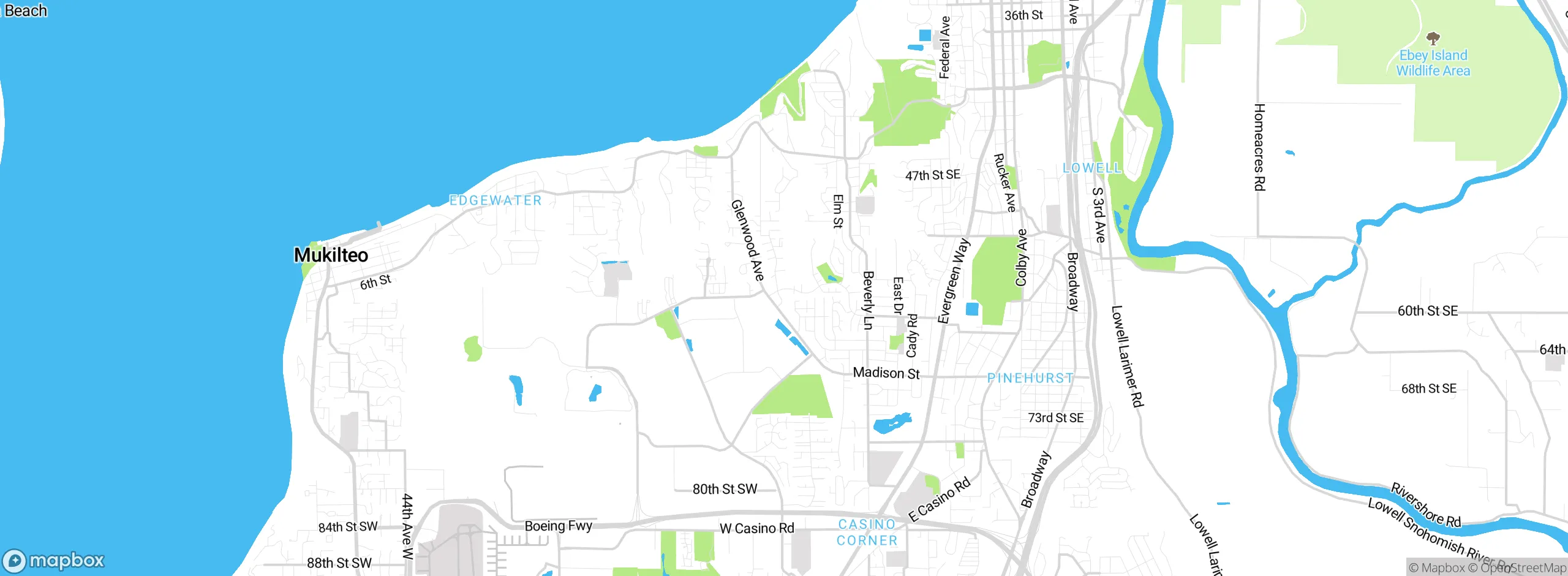 Map showing approximate location