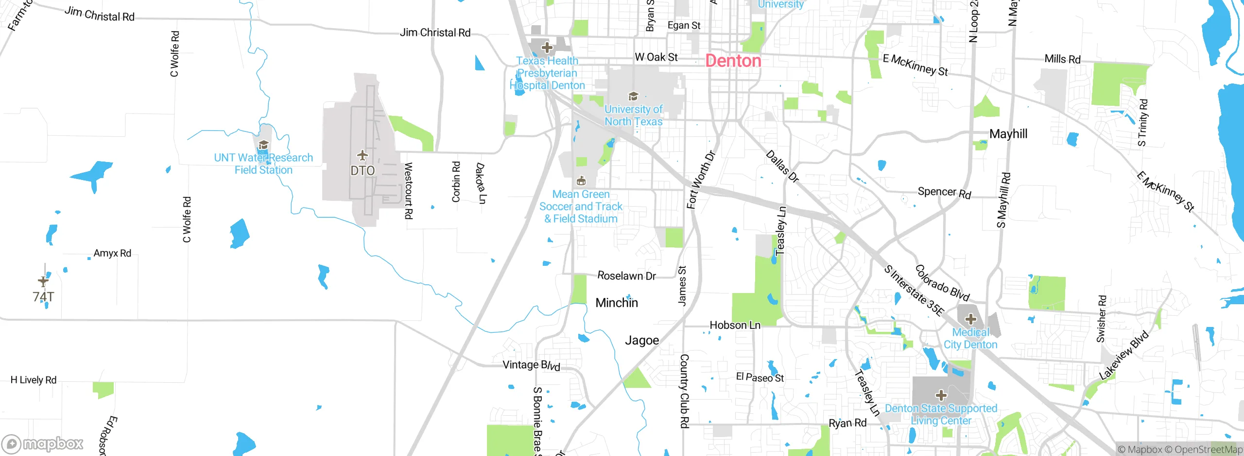 Map showing approximate location