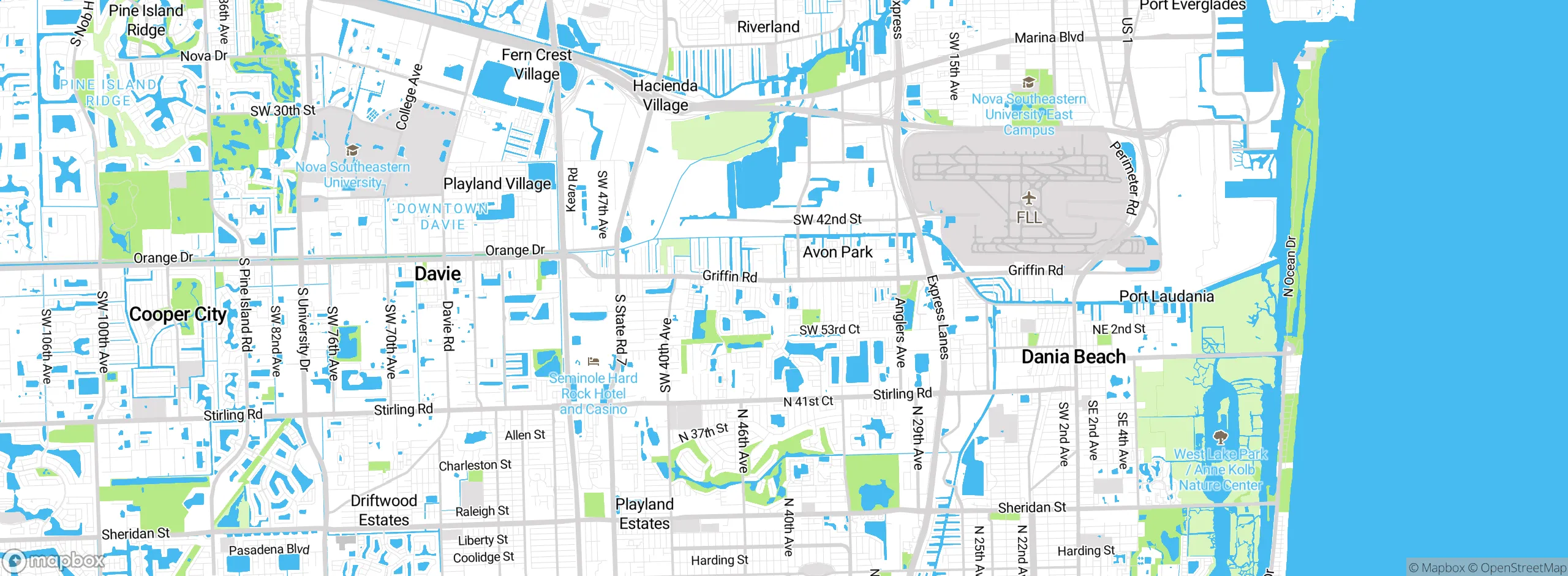 Map showing approximate location