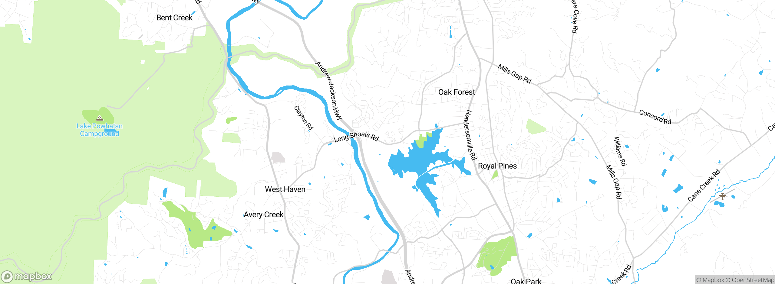 Map showing approximate location