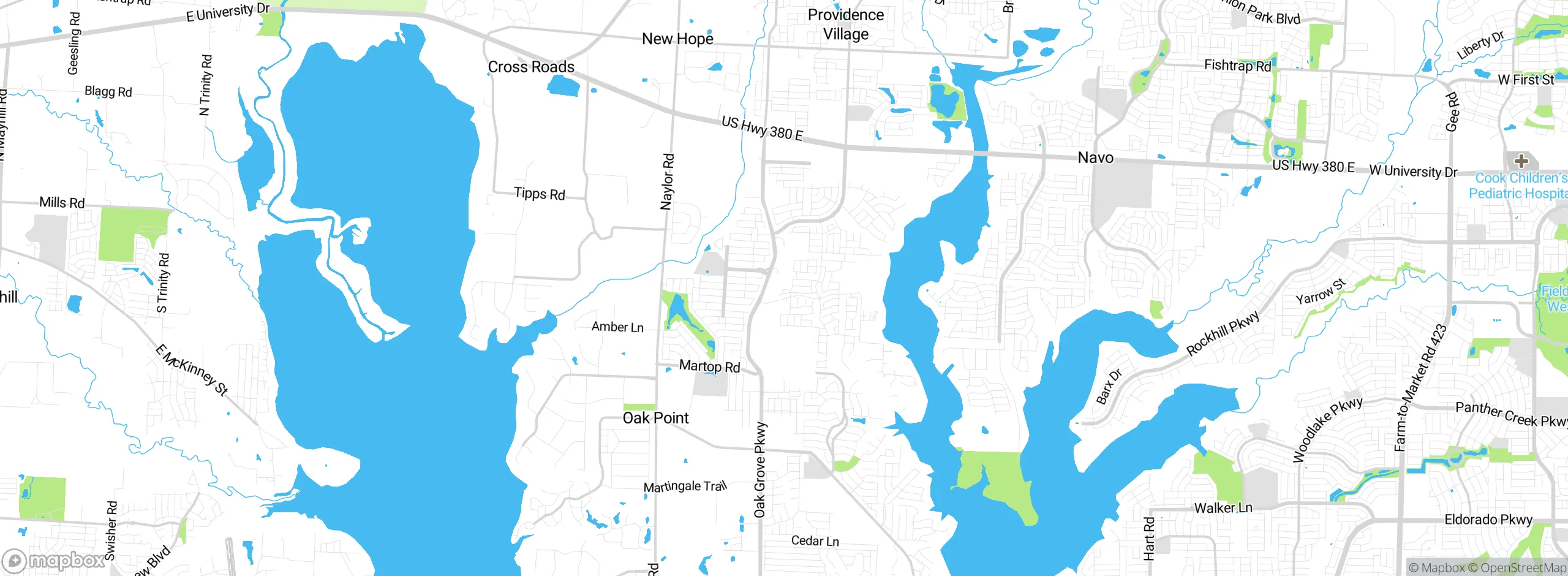 Map showing approximate location