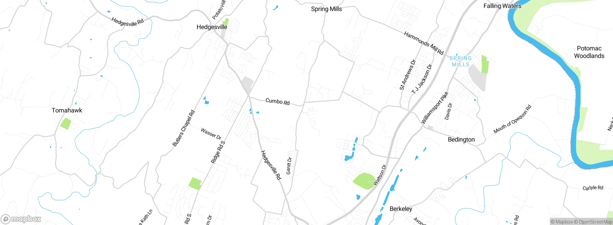 Map showing approximate location
