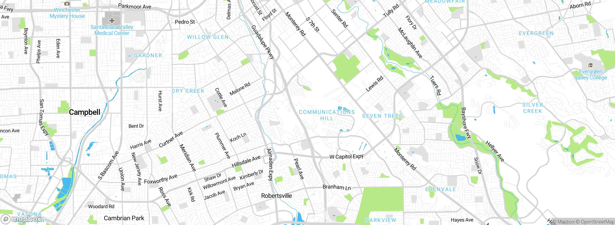 Map showing approximate location