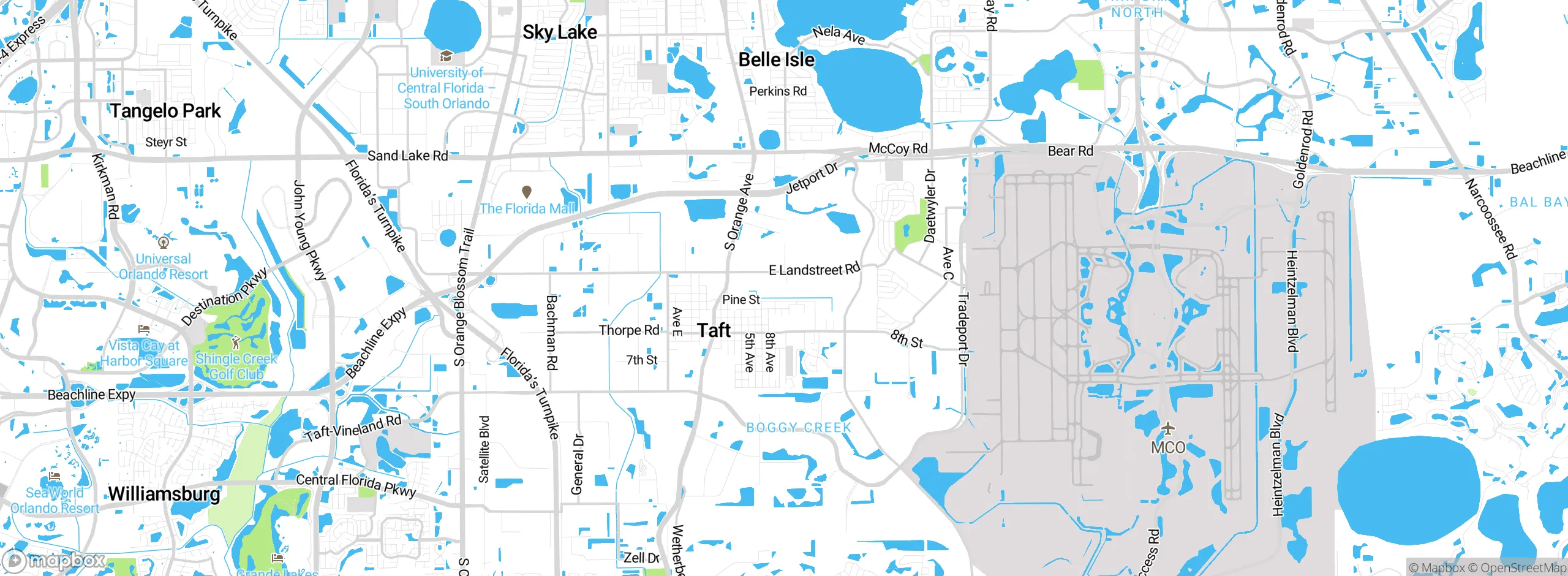 Map showing approximate location