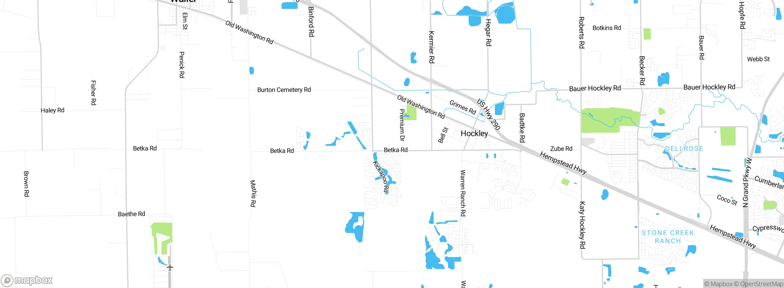 Map showing approximate location