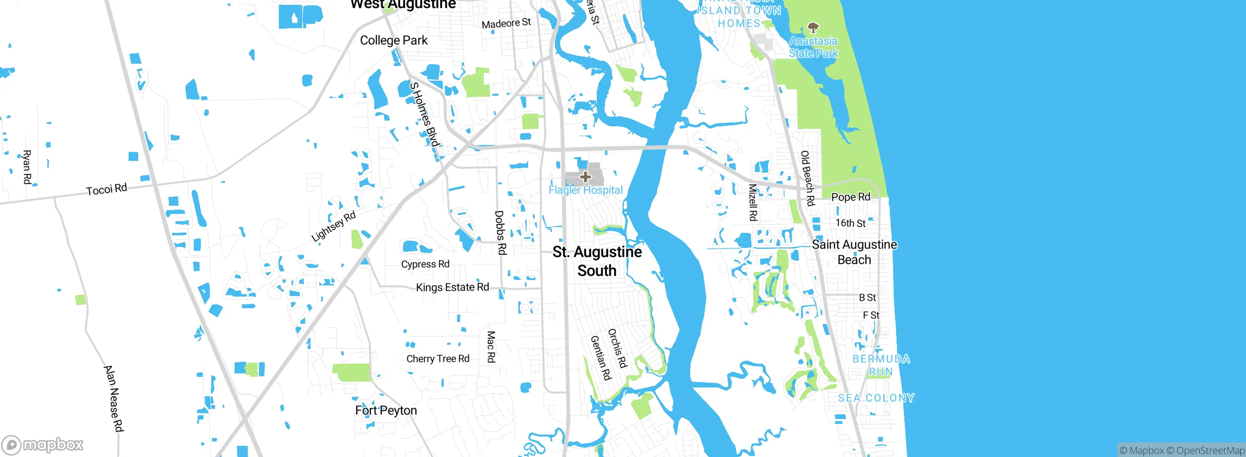Map showing approximate location