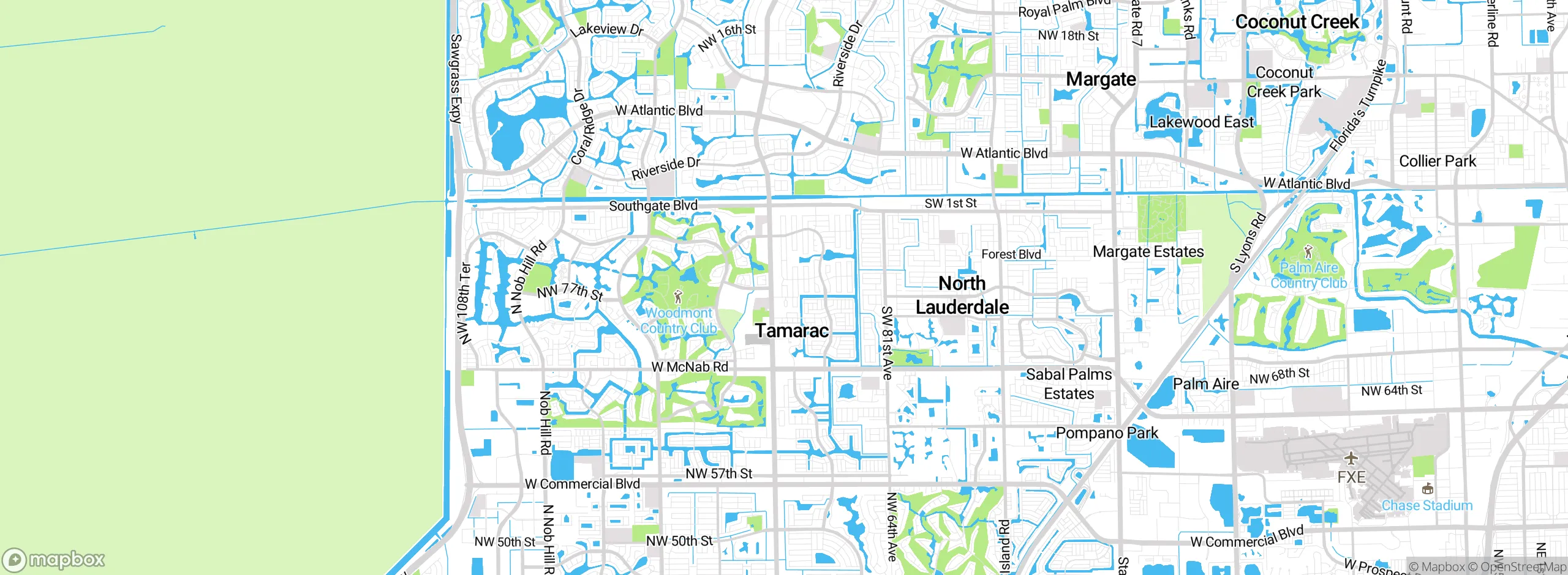 Map showing approximate location