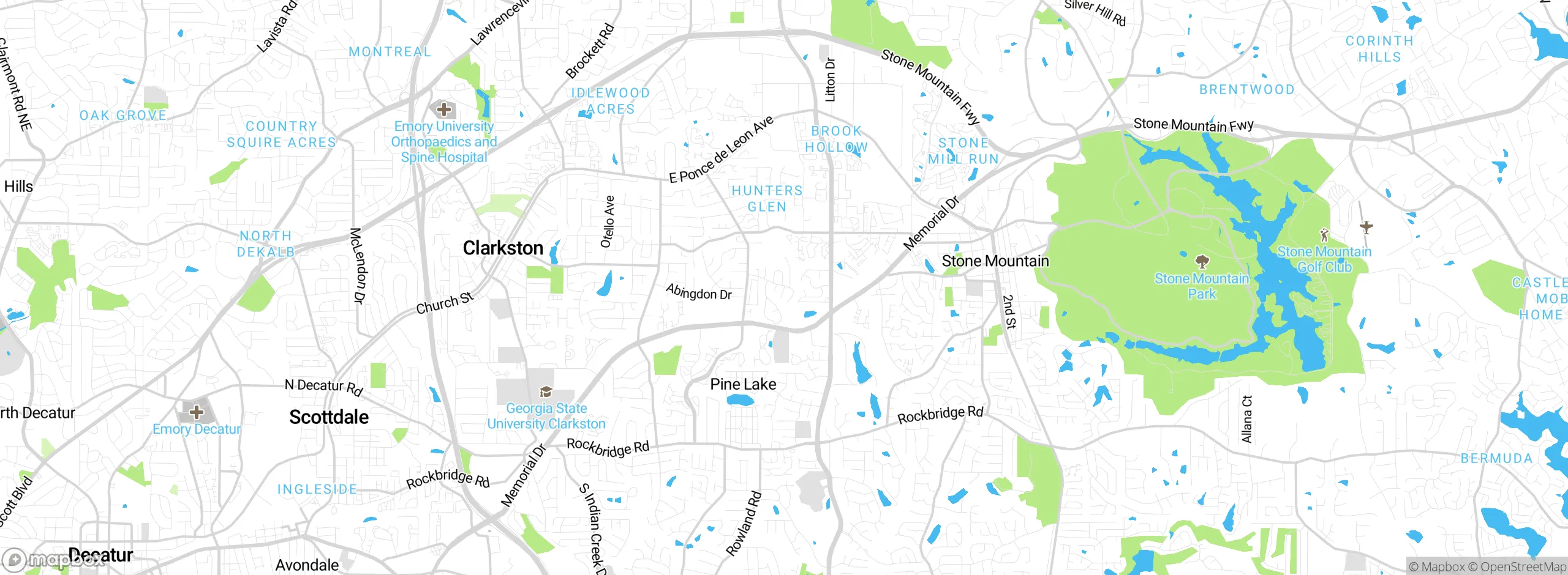 Map showing approximate location