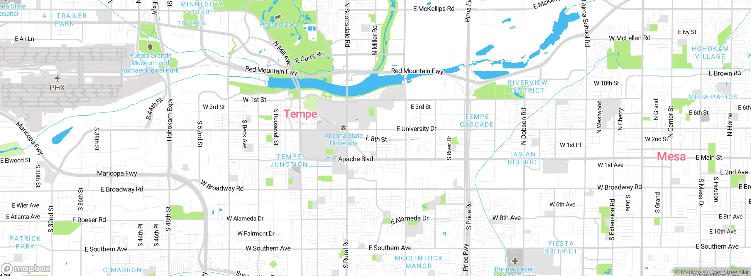 Map showing approximate location
