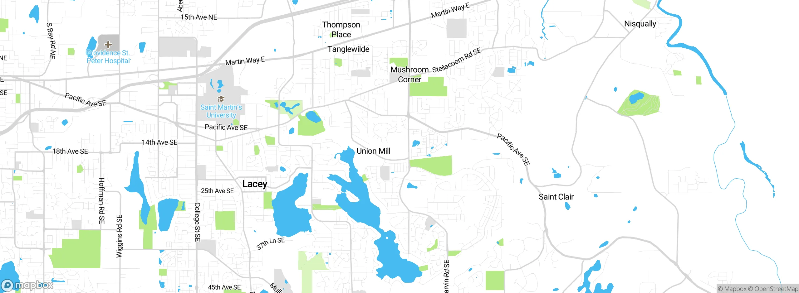 Map showing approximate location