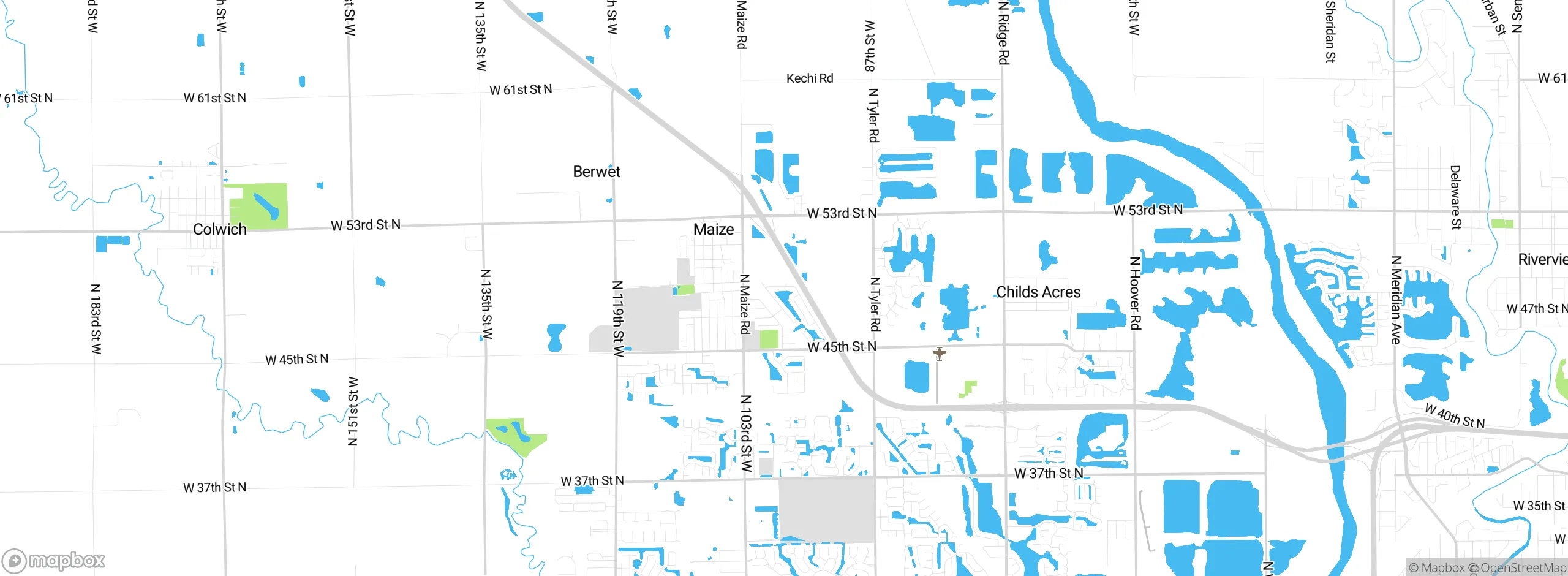 Map showing approximate location