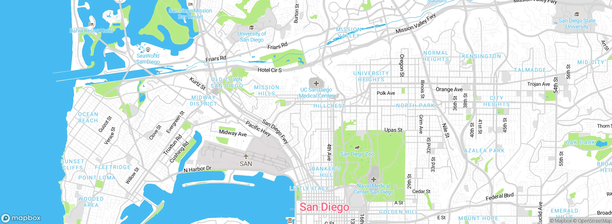 Map showing approximate location
