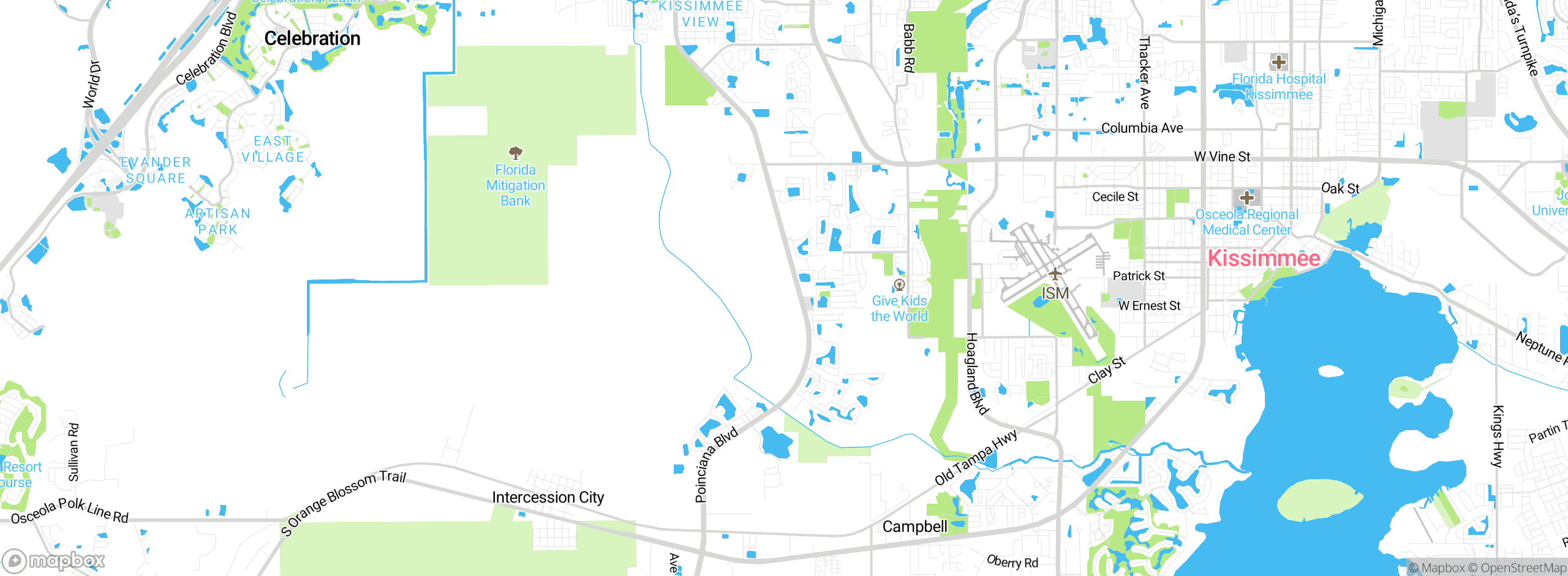 Map showing approximate location
