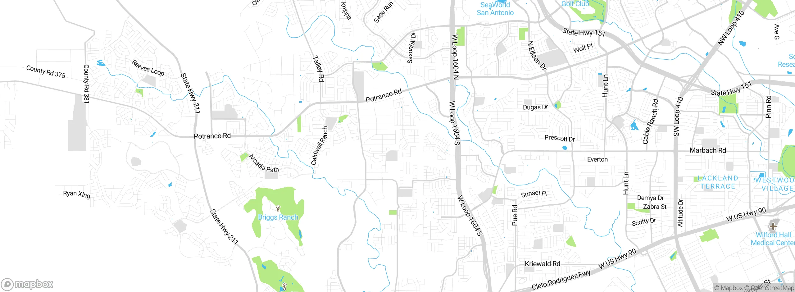 Map showing approximate location