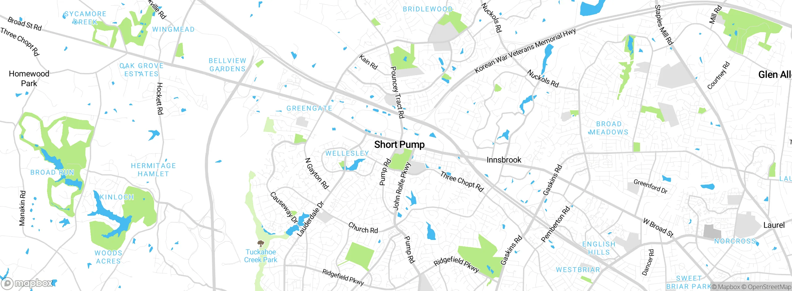 Map showing approximate location