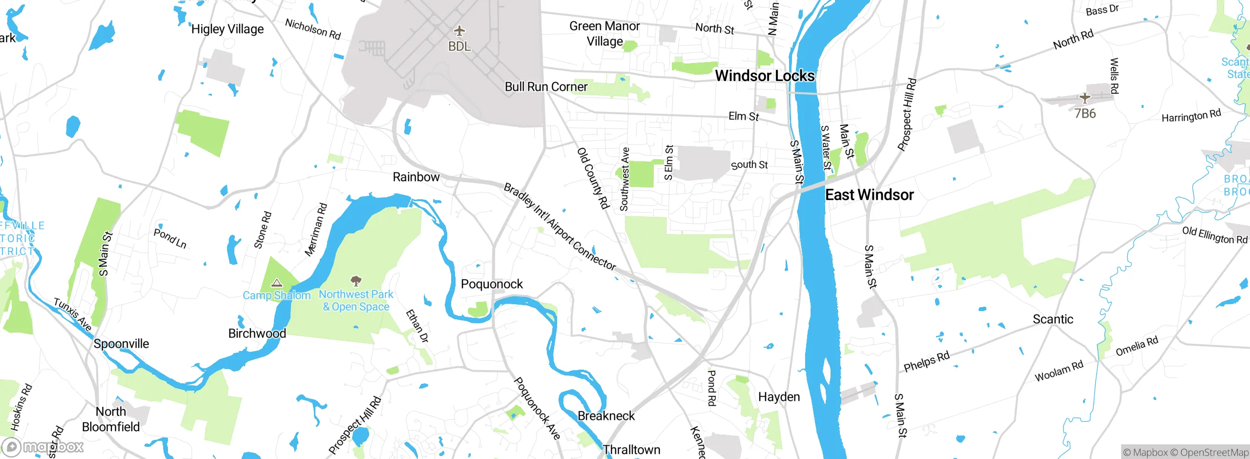 Map showing approximate location