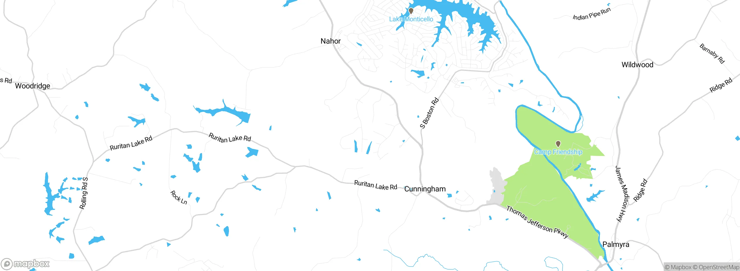 Map showing approximate location