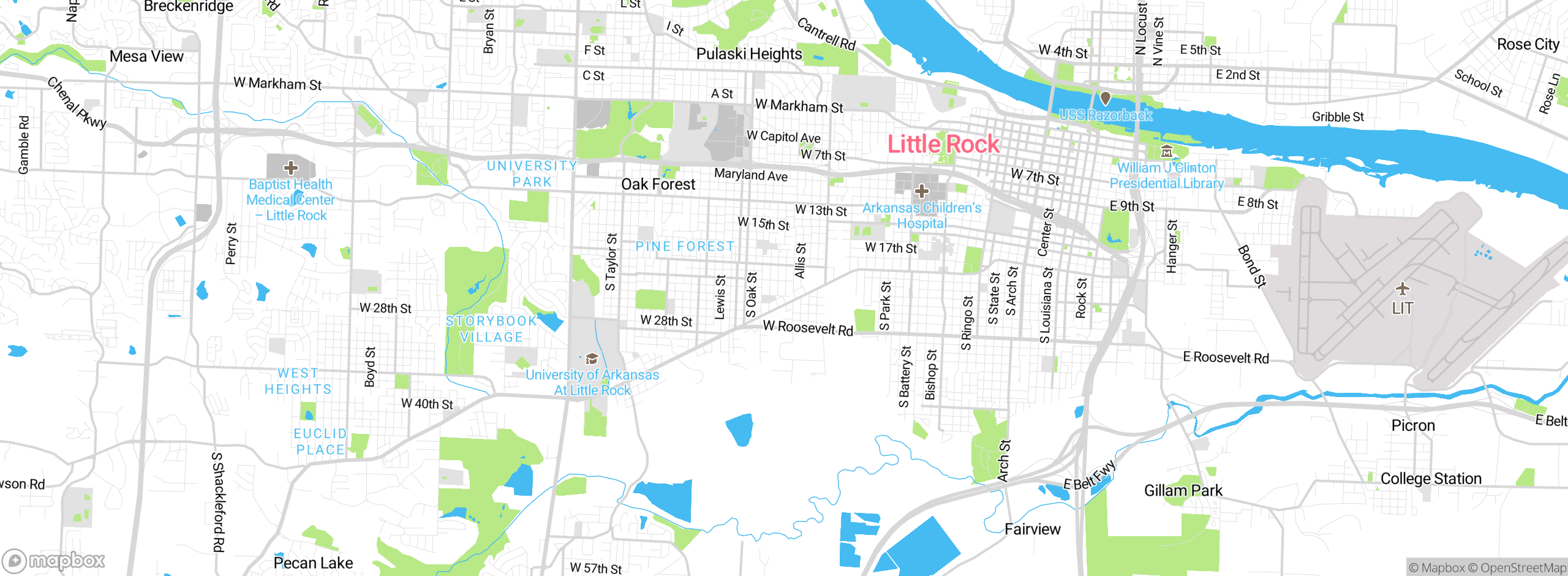 Map showing approximate location