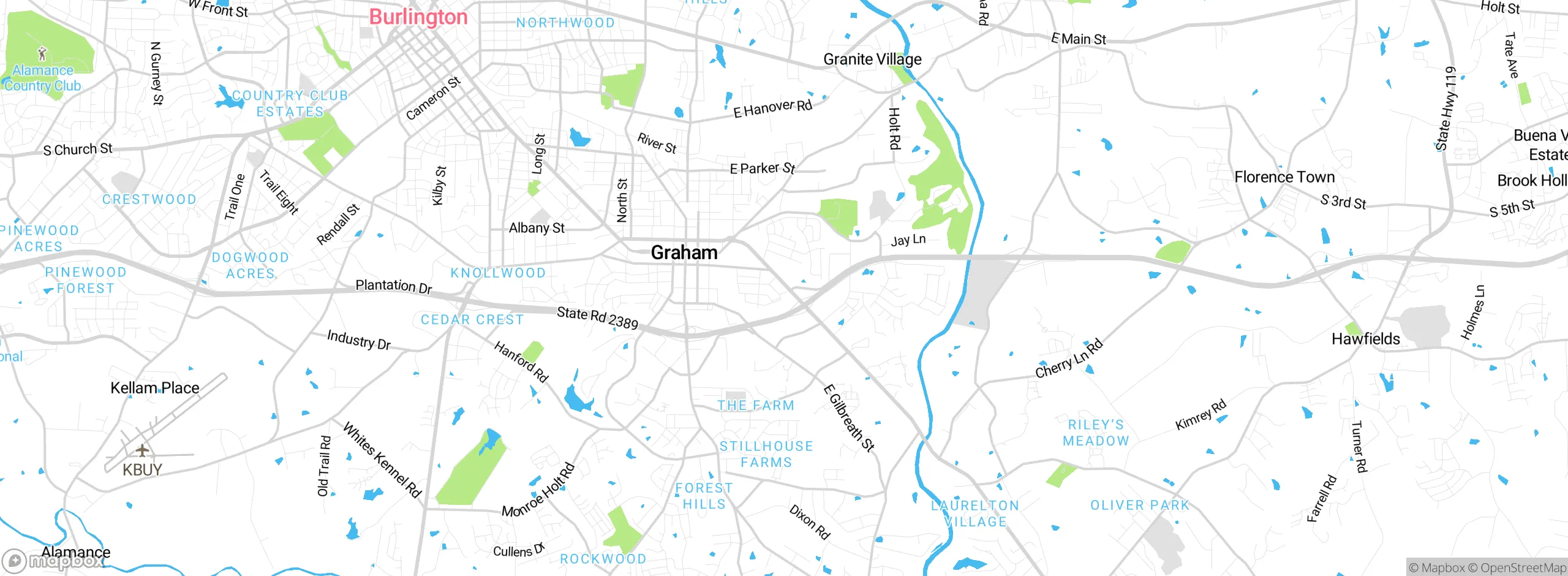 Map showing approximate location