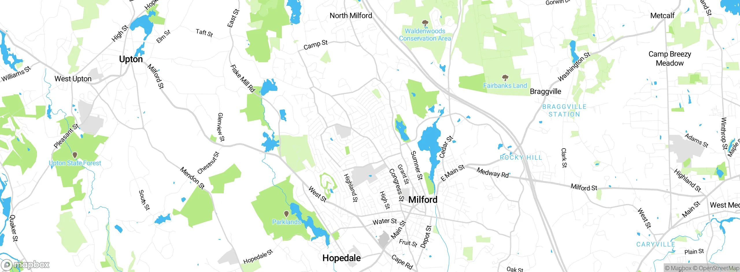 Map showing approximate location