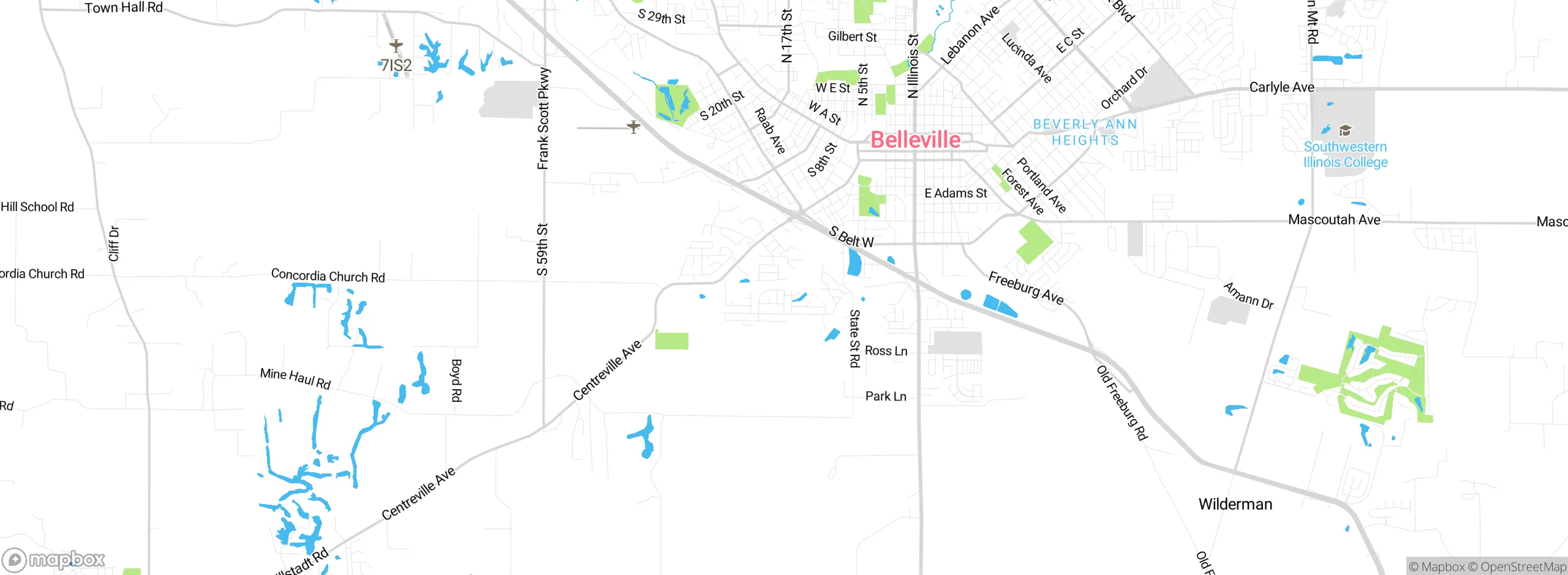 Map showing approximate location