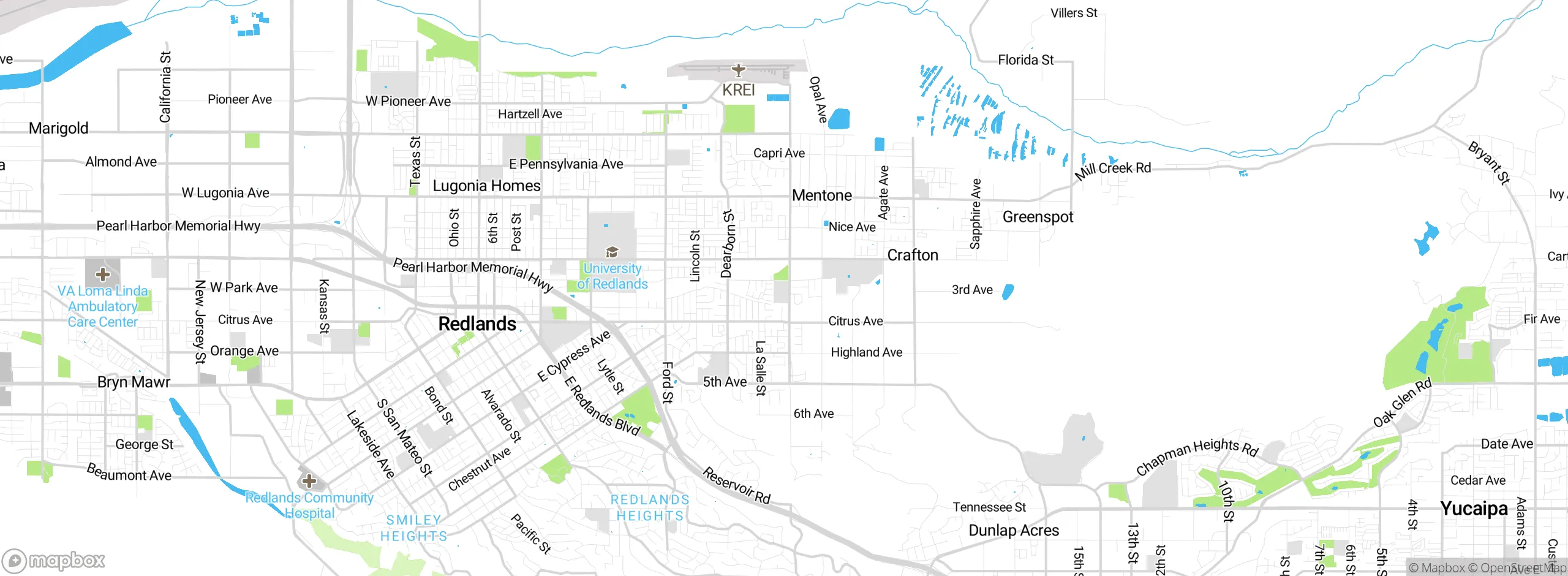 Map showing approximate location