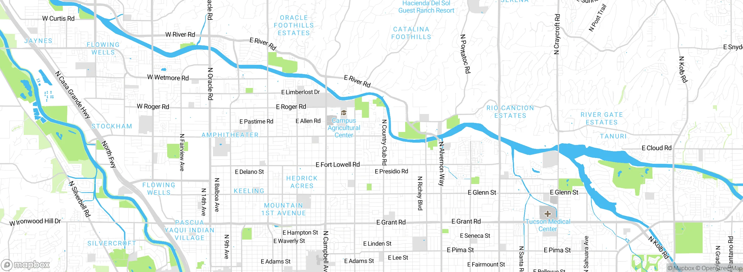Map showing approximate location